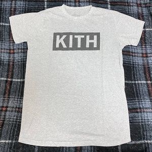 KITH Men's Gray Logo Tee